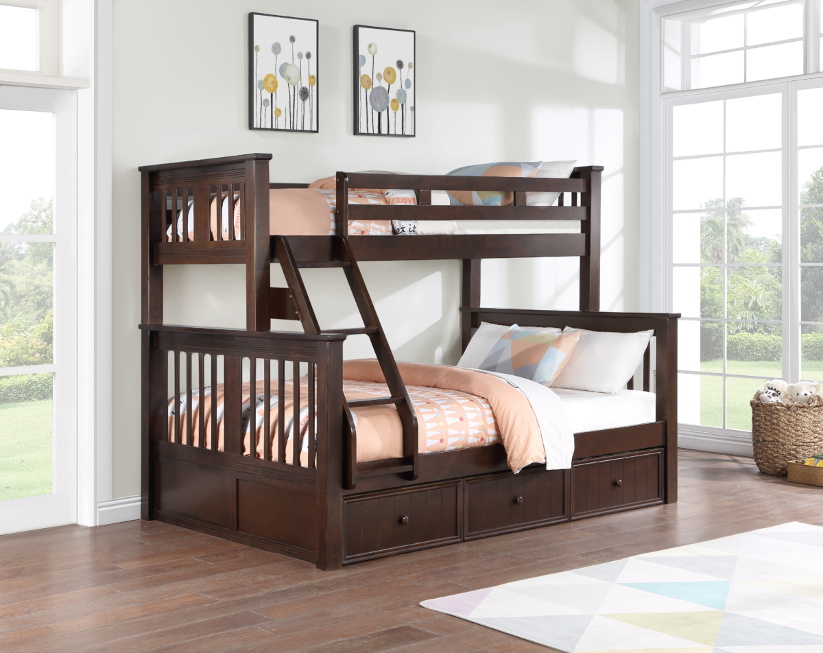 Twin XL over Queen Boston Bunk Bed